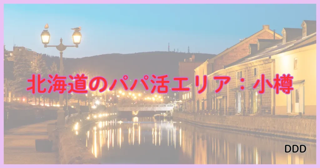北海道 パパ活 小樽 エリア