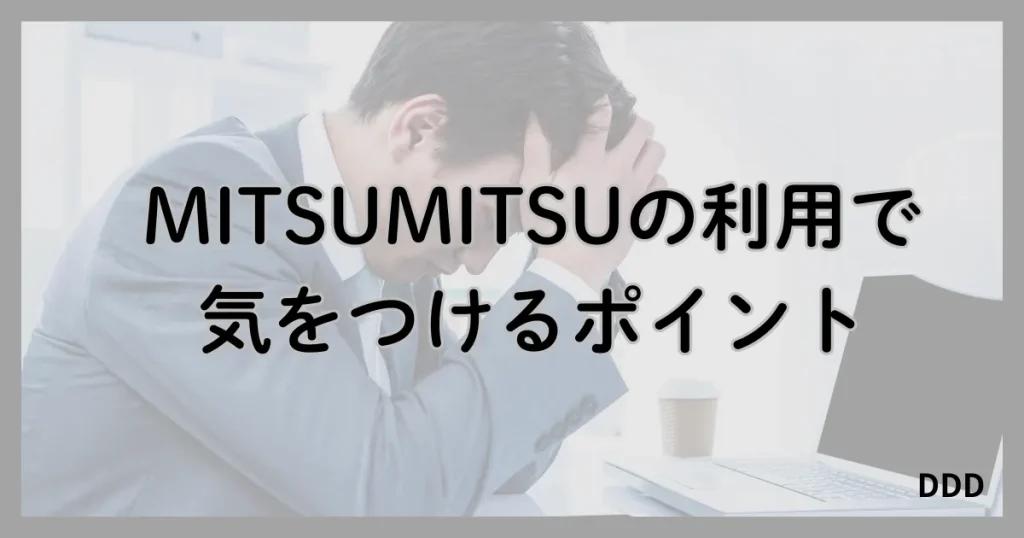MITSUMITSU　ミツミツ　パパ活　パパ活アプリ 　注意点