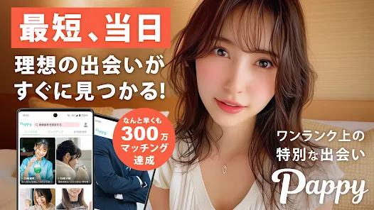 PCMAX パパ活 男性 同時利用がおすすめなパパ活アプリ パピー