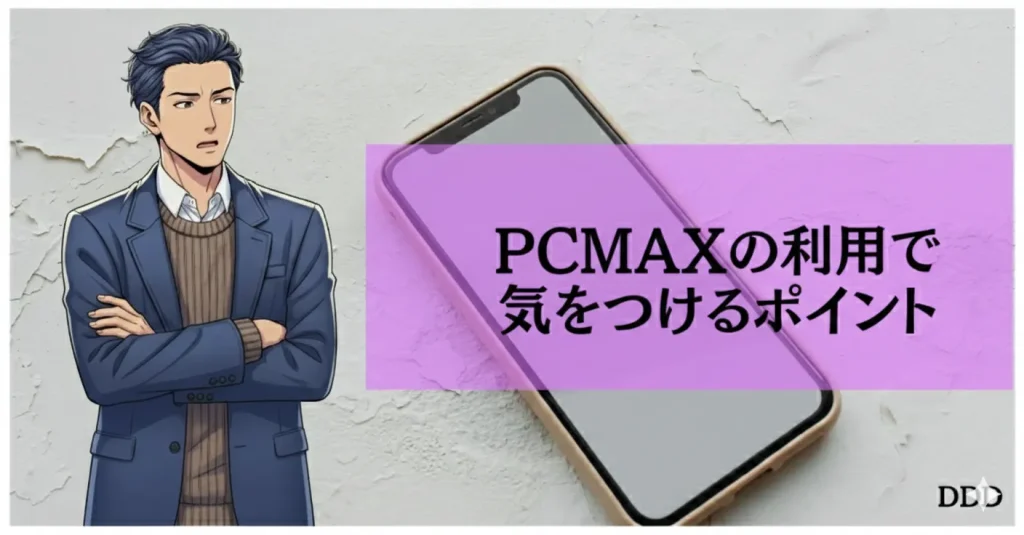 PCMAX パパ活 男性 パパ活アプリ 気を付けるポイント